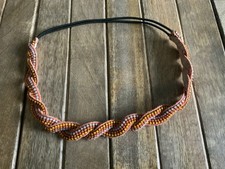 Vintage Beaded Twist Boho Stretch Headband Hair Band