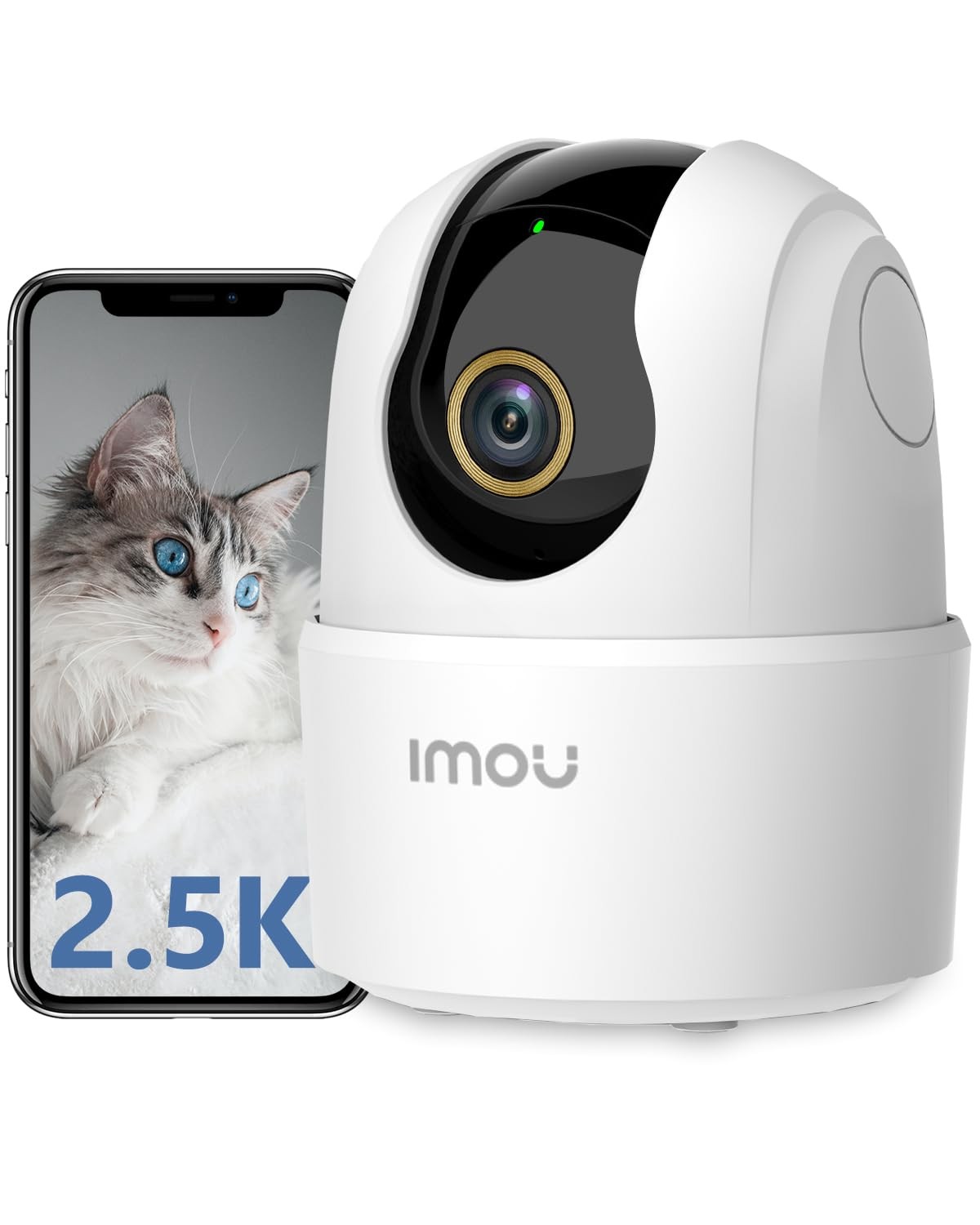 Imou 4MP Telecamera Wi Fi Interno Videocamera Sorveglianza 2.5K Rilevamento