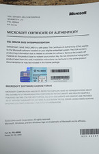 Microsoft SQL Server 2022 Enterprise - 64 Cores - License Only CAL Model 
