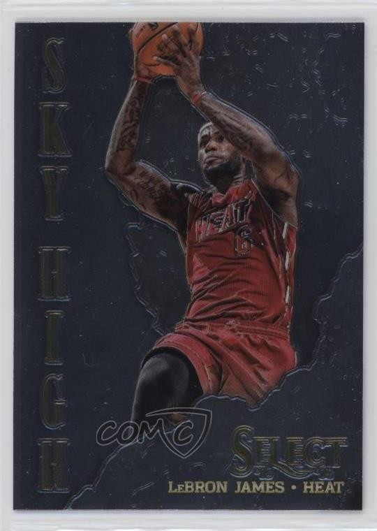 2013-14 Panini Select Sky High LeBron James #8 6l7