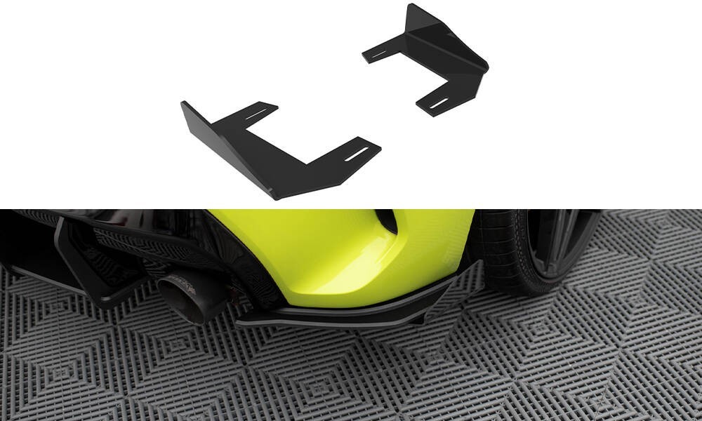 Extensions arrière Maxton V.1 BMW F40 M-Pack finition noir brillant haut de gamme