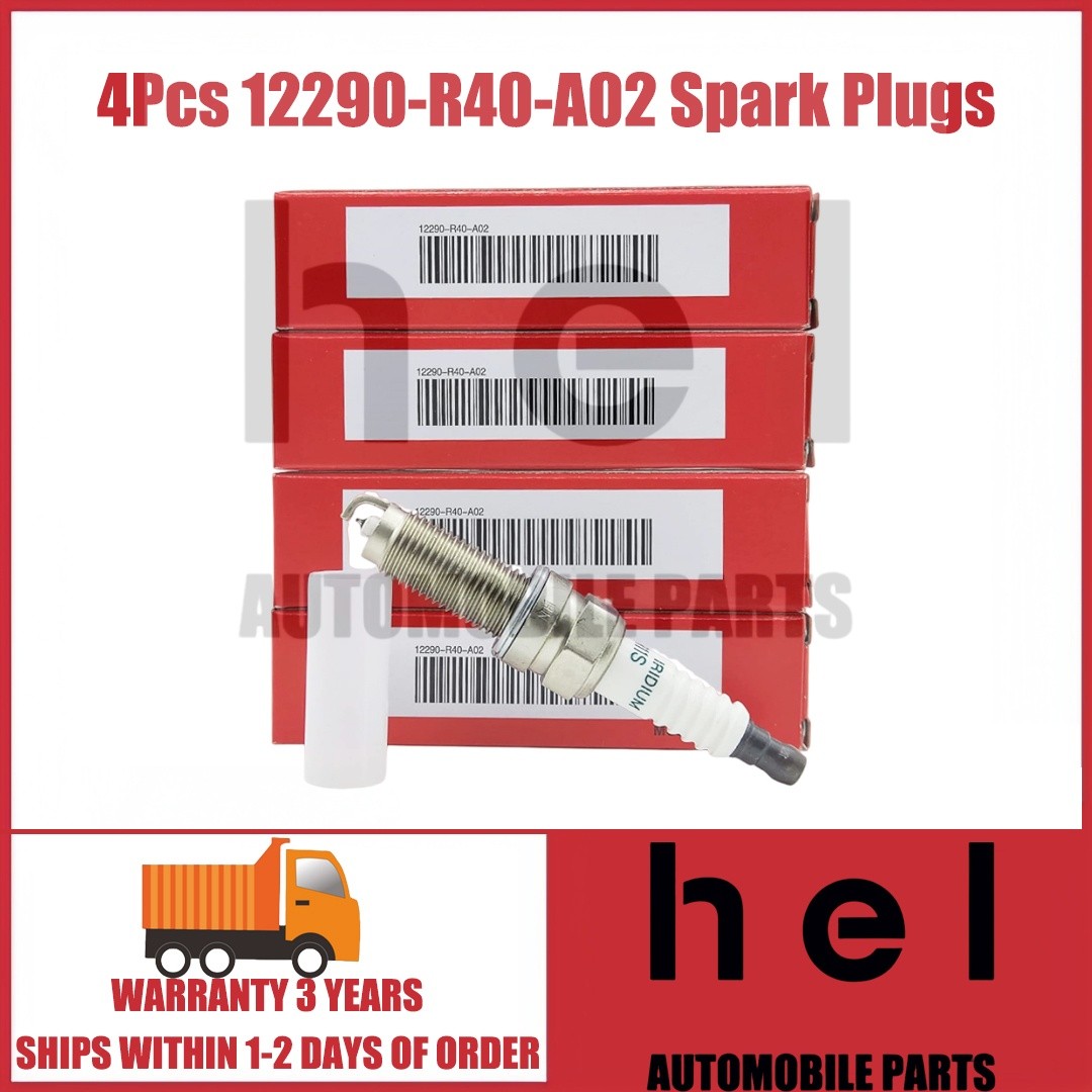 4Pcs OEM 12290-R40-A02 SXU22HCR11S Iridium Spark Plugs 3461 Fits Honda RL MDX