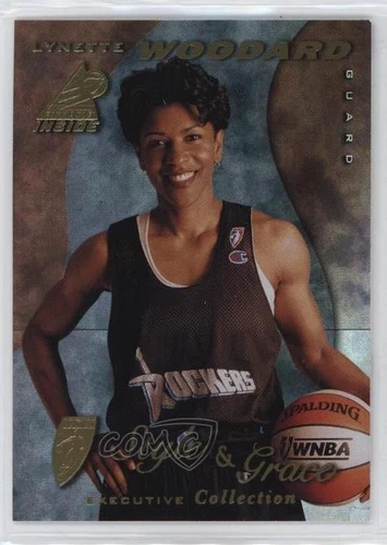 1997 Pinnacle Inside WNBA Executive Collection Lynette Woodard #78 Rookie RC HOF