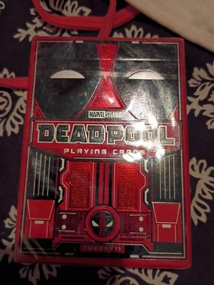 Theory11 DEADPOOL Premium Playing Cards Poker Size MARVEL NEW SEALED deck