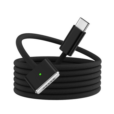 USB C Kabel Magnetisch 140W Schnellladung Nylon Geflochten Ladegerät für MacBook
