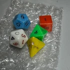 D&D Dungeons & Dragons Holmes Vintage Polyhedra set 5 dice ~ great condition IV