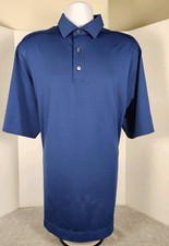 FootJoy FJ Men  s XL Performance Golf Polo Blue Stretch Moisture Wicking
