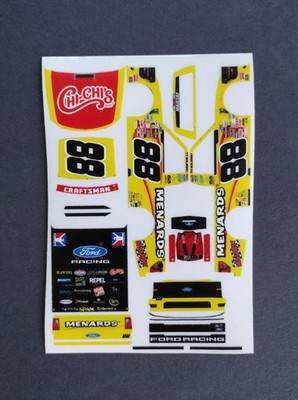 2026 Custom Ty Majeski #88 Chi-Chis Menards 1/64 Peel & Stick Decals