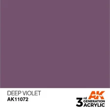 AK Interactive 3rd Gen Acrylic AK11072 Deep Violet 17ml