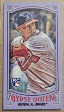HECTOR OLIVERA 066/250 - 2016 TOPPS GYPSY QUEEN MINI PURPLE ROOKIE CARD # 9 RW. rookie card picture