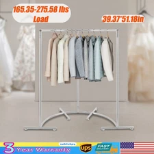 Half Round Clothes Rack,Curved Clothing Display Rack, Freestanding Garment Rack~