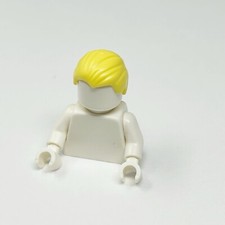 92081 LEGO Minifigure Hair Combed Front to Rear Bright Light Yellow 1