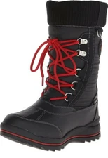 Storm by Cougar Womens Sz 6 Comos -30° Tall Snow 10" Waterproof Boots Black $165