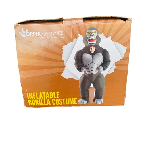 Inflatable Gorilla Halloween Costume fits 5ft 4" to 6ft 2"