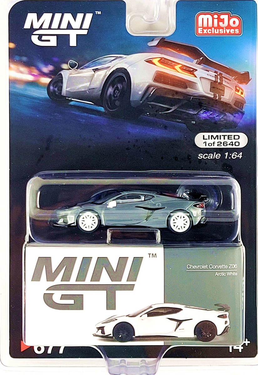 Mini GT 1:64 Chevrolet Corvette Z06 ⬜ Arctic White ⬜ MIJO