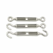 Spannschloss Edelstahl A4 Drahtseil Seilspanner Spannschraube Spanner Haken Öse