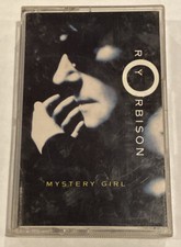 Roy Orbison- Mystery Girl USED- vintage cassette tape 1989 Virgin Records
