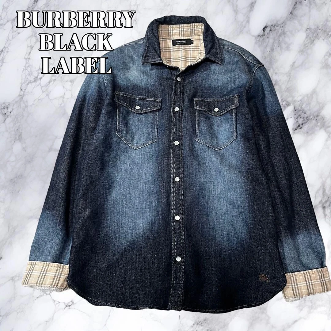 Burberry top jean shirt