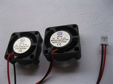 2 pcs Brushless DC Cooling Fan 5 Blade 5V 25x25x10mm 2510S Sleeve Bearing 2 Wire