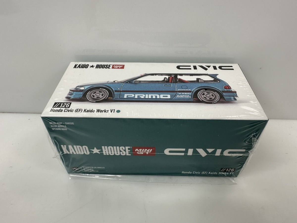 KAIDO HOUSE Honda Civic (EF)チェイス Rare Mini GT X Kaido House Honda Civic EF Raw Chase | eBay