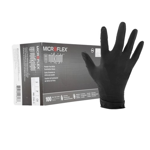 Guanti Microflex Supreno SE SU-690 In Nitrile Viola, Taglia Large, 100 Pezzi