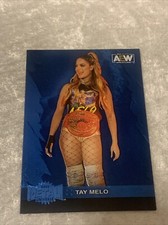 2022 UPPER DECK AEW METAL UNIVERSE TAY MELO #139 RC BLUE SPECTRUM