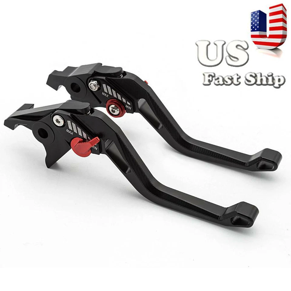 For Yamaha YZF R6 2005-2016 2015 14 USA Stock Sandblast 3D Short Rhombus Levers - Image 4 of 4