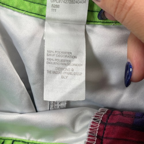 Nike 6.0 Board Shorts Boys 14 Big Swoosh Geometric Print Swim Trunks Vivid Wild - Picture 11 of 16