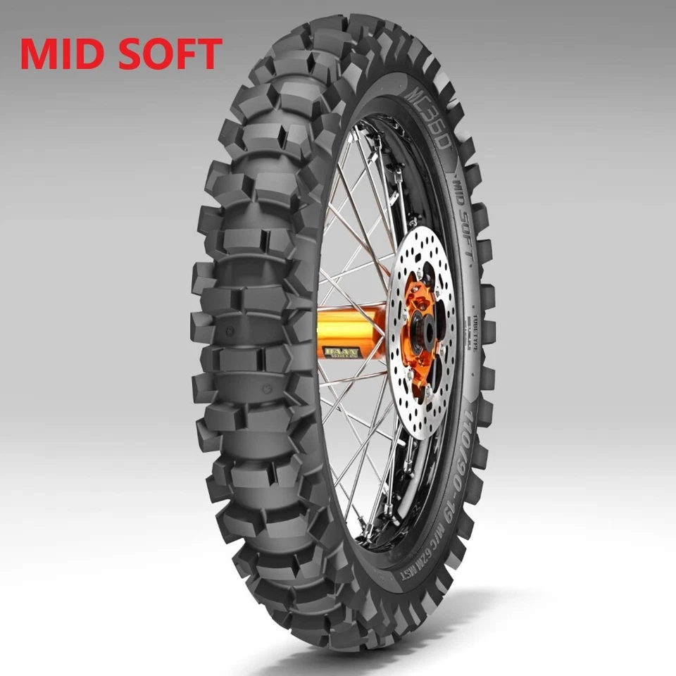 Road Legal MX Tyres Metzeler MC360 Mid Soft 90/90 -21 & 140/80 -18 TT Aprilia - Image 4 of 4