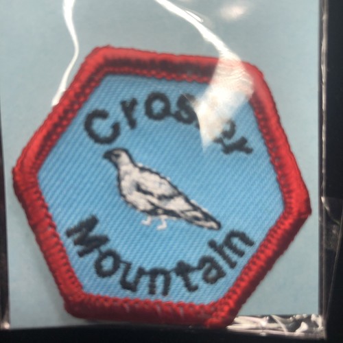 Colorado CROSIER MOUNTAIN Trail Tag Patch 06J7
