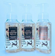 3 BATH BODY WORKS ICED CINNAMON ROLLS GENTLE FOAMING HAND SOAP CRUELTY FREE