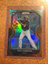 2021 Panini Prizm Baseball Cosmic Haze Prizm # 177 Daz Cameron RC