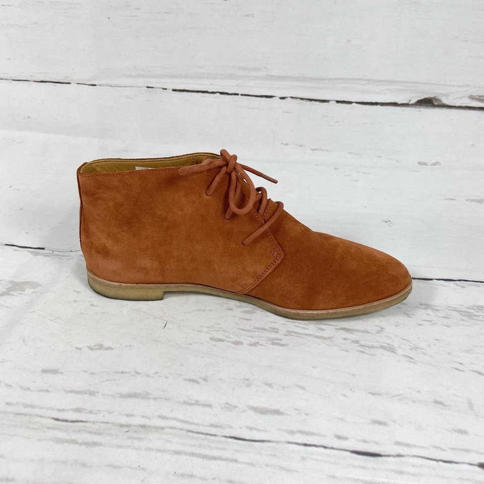 Clarks Zapatos Para Mujer 8.5M Óxido Botines Gamuza Con Cordones Phenia Desert Foto 2 de 4