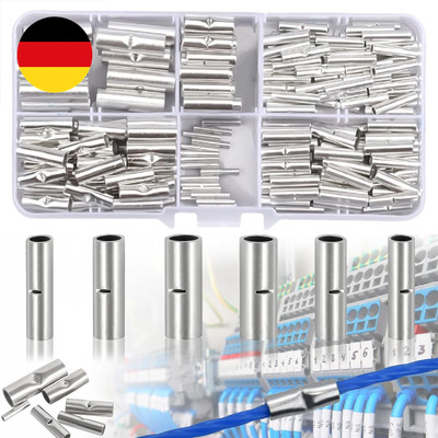 200 Piezas Conexión de Cable, Kit de Terminales de Engarce de Alambre, Kit de Te