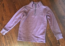 Boys Childrens Place 1/4 Zip Up Light Maroon Sweatshirt Size 7/8