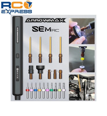 Arrowmax SEM RC Diff Checker & Electric Screwdriver - Black  AM199207B