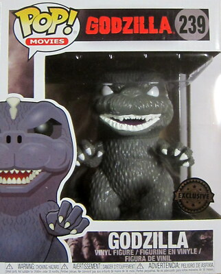 GODZILLA Godzilla (Black & White - Purple Back / Spine) 6'' / 15 cm - Funko Pop!