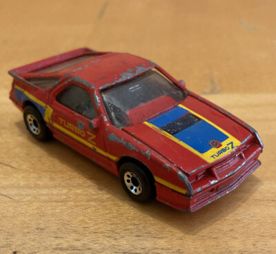 Vintage 1984 Matchbox Dodge Daytona Turbo Z Superfast Rare Red