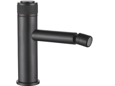 KOLMAN Bidetarmatur in Schwarz VOLUMO Badarmatur Bidet-Mischbatterie Click-Clack