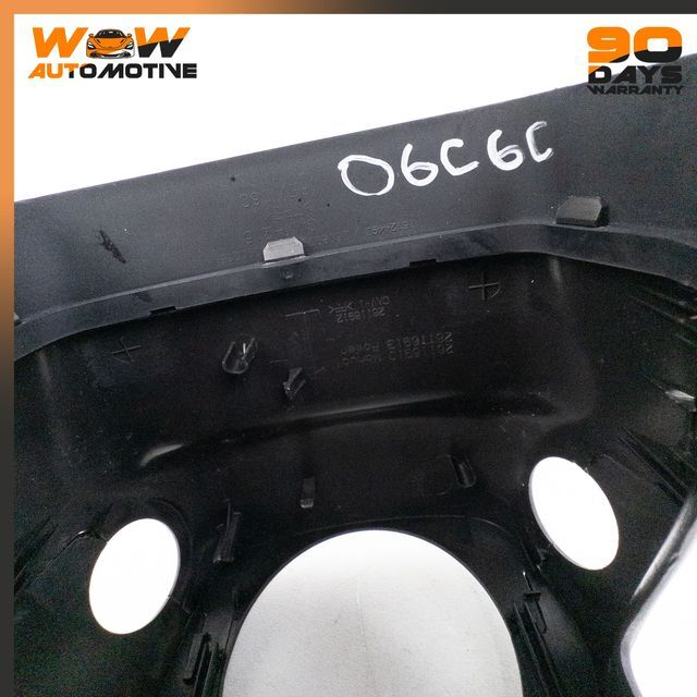 06-13 CHEVROLET CORVETTE C6 STEERING WHEEL COLUMN SHROUD COVER BLACK OEM