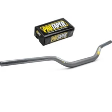 PRO TAPER 1-1/8" CONTOUR CARMICHAEL BEND PLATINUM HANDLEBARS MOTORCYCLE DIRTBIKE