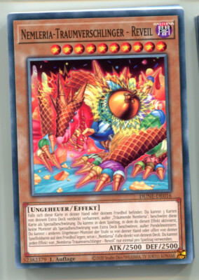 Yu-Gi-Oh! Nemlaria Traumverschlinger Reveil Common DUNE-DE016