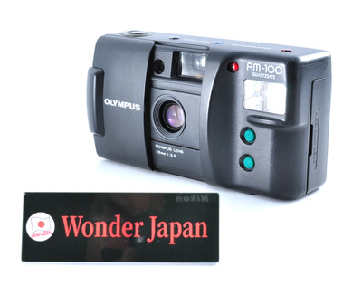 Olympus AM-100 QD 35mm Point & Shoot Film Camera Japan *1180 [Near Mint]