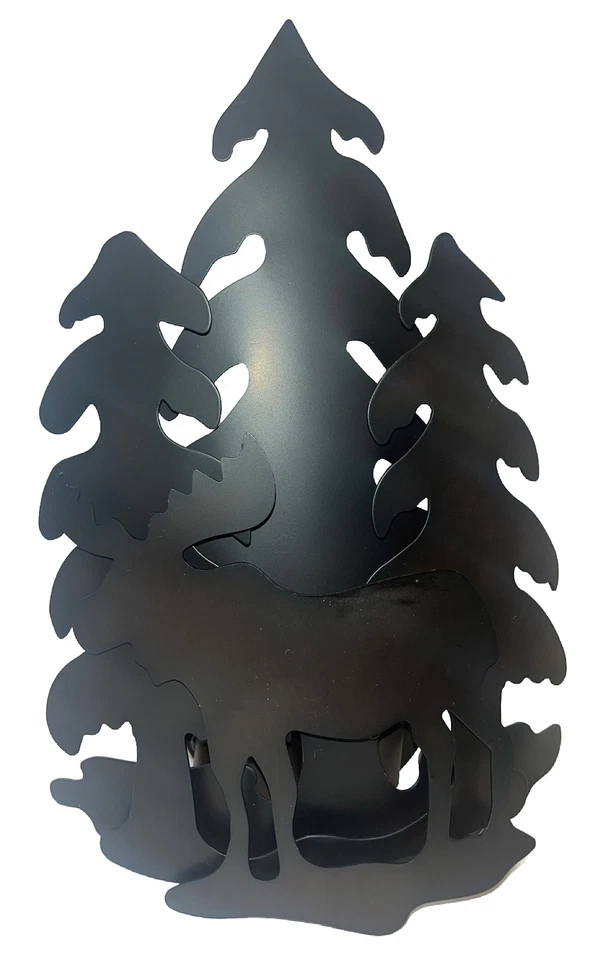 Nuevo Aplique de Pared Hampton Bay Rústico Vida Silvestre Alce 13" Cabaña Lodge Cobre Claro Foto 2 de 4