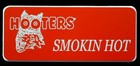 Smokin Hot Hooters Girl Uniform Name Tag Pin  — photo 2