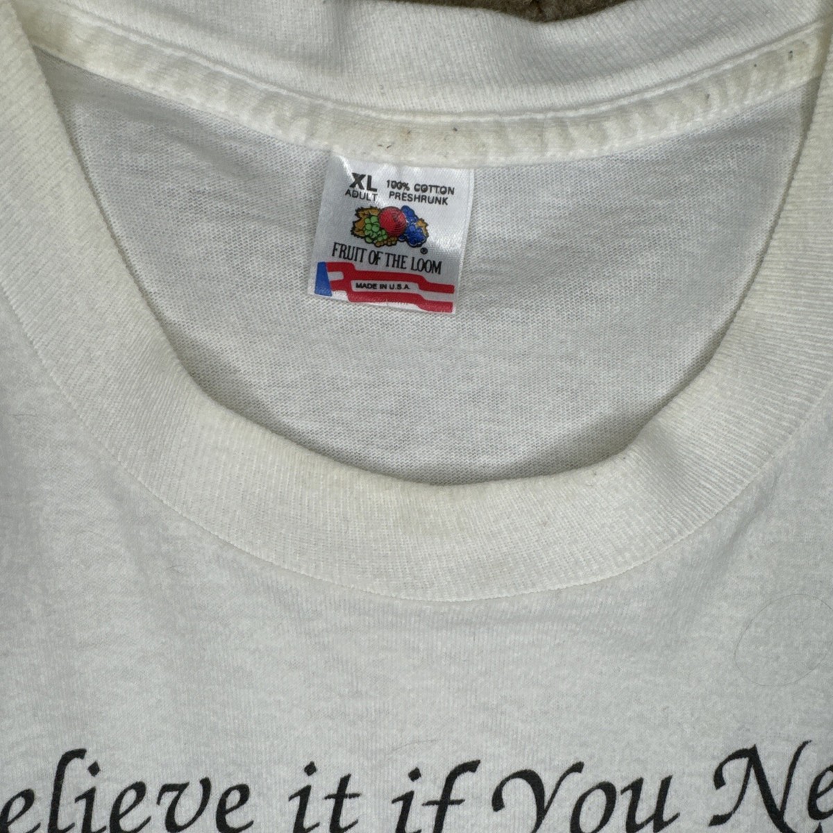 VTG 1992 Grateful Dead Box Of Rain T Shirt XLarge White 90s Rare