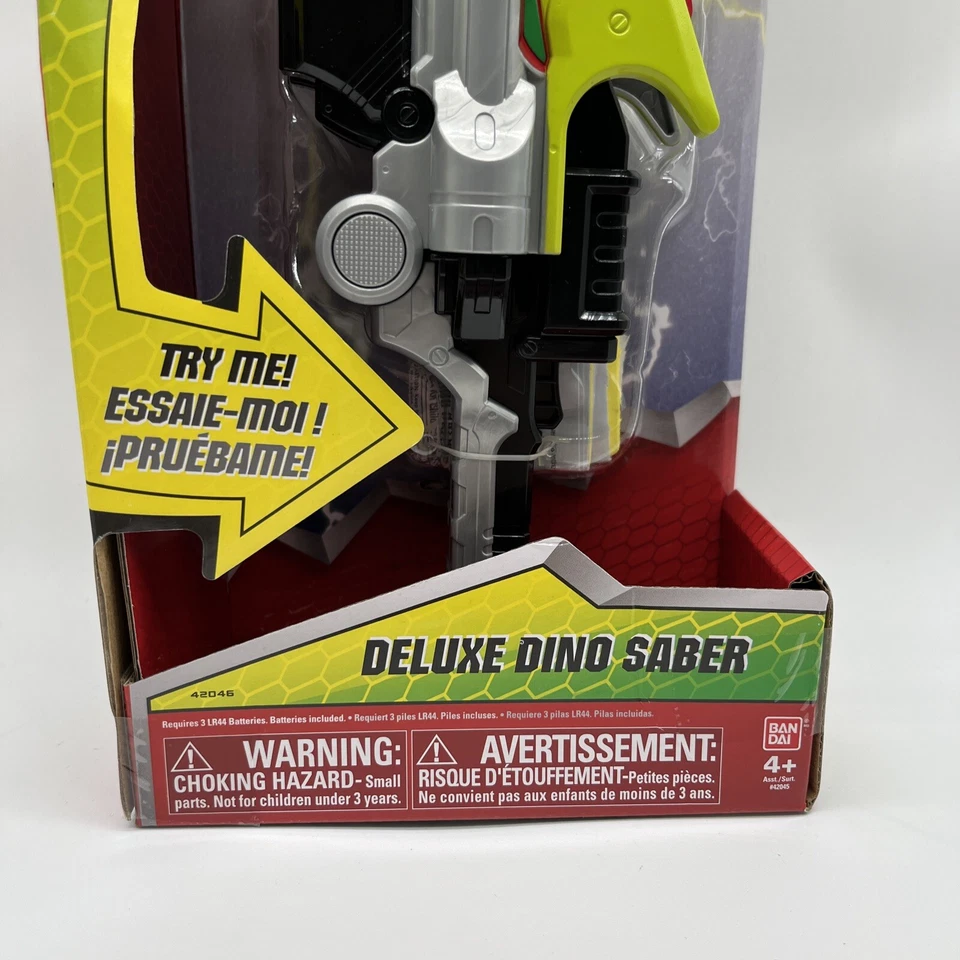 Power Rangers Dino Charge Deluxe Dino Saber Light and Sounds Brand New In Box - Image 2 of 4