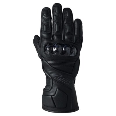 RST Fulcrum Leather Motorcycle Gloves - Black