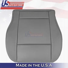 2015 to 2020 Fits Ford Transit 250 350 Van Driver Bottom Vinyl Seat Cover Gray