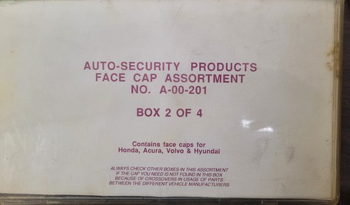 Auto-Security Products - Face Cap Assortment - A-00-201 - Box 2 of 4